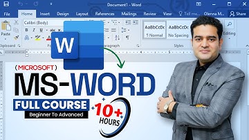 MS Word Full Course in Hindi | Microsoft Word Tutorial for Beginners | #mswordcourse #mswordtutorial