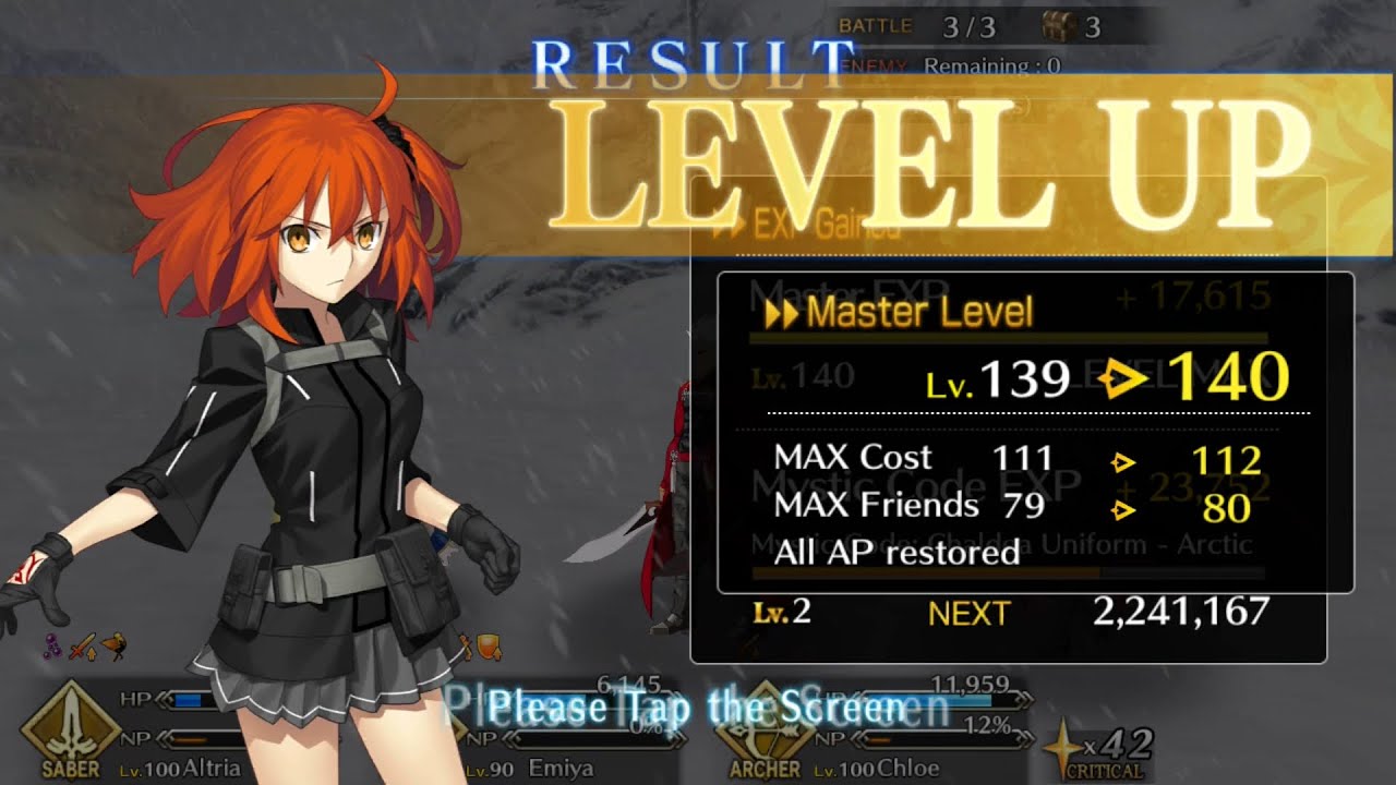 Reaching Level 140 Fgo Na Youtube