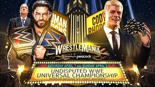 MWRESTLEMANIA 39 V2 || MATCH CARD RÉPLICA/REMAKE || TUTORIAL RÁPIDO || POR LEDNAYEL