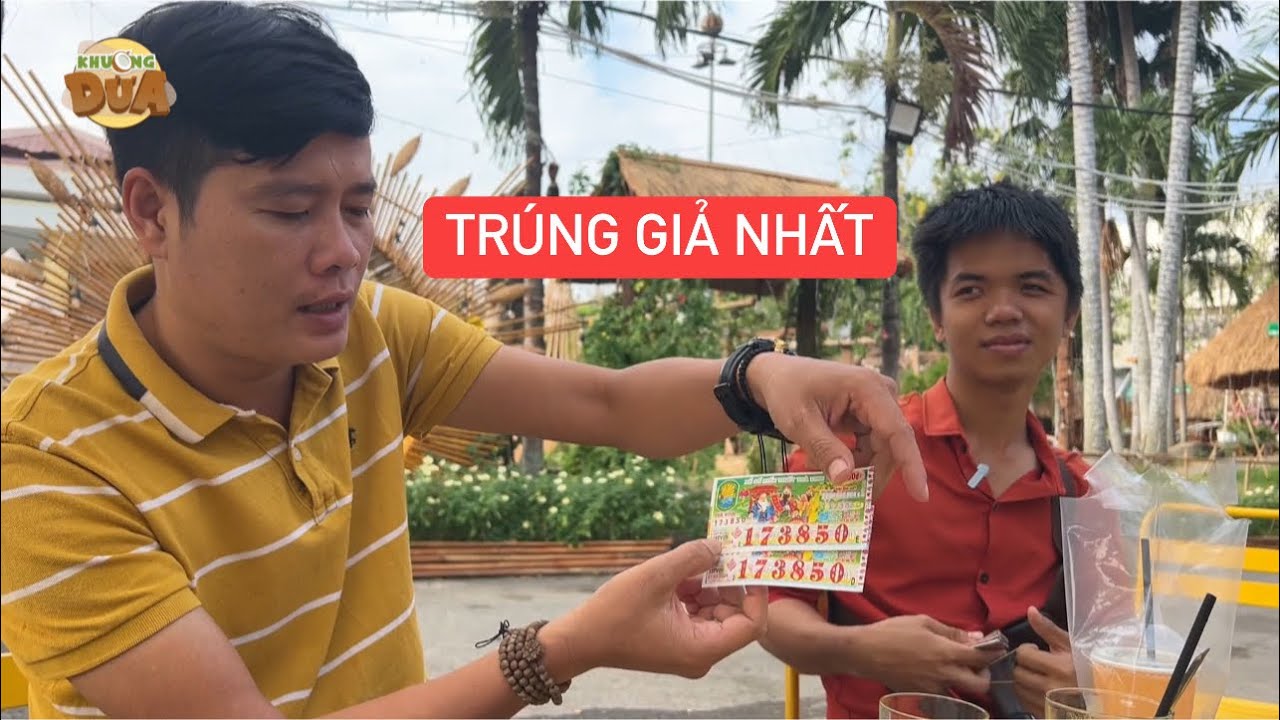 Cậu bé bán vé số thông báo Khương Dừa trúng 9 tờ Giải Nhất?
