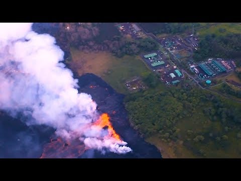 Volcano Lava Reaches Geothermal Plant and Pacific Ocean in Hawaii, Risking Public Health Disaster