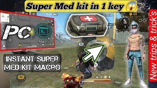 Free fire Instant Super Med kit macro tutorial | How to fast select super med kit | med kit macro screenshot 3