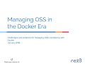 Managing open source software in the Docker era