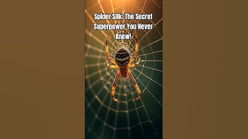 Spider Silk: The Secret Superpower You Never Knew! #didyouknow #interestingfacts #spiders