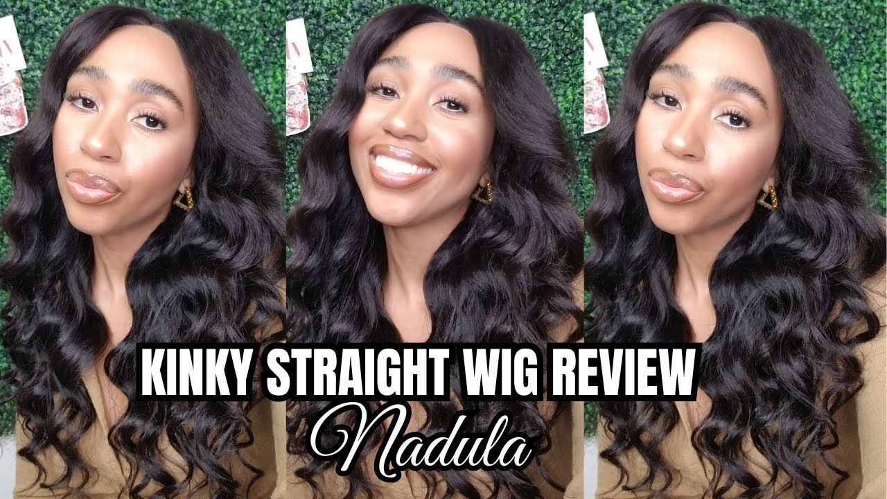 KINKY STRAIGHT HUMAN HAIR WIG | Most Natural Looking Install l UNSPONSORED REVIEW