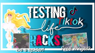 testing royale high tiktok hacks to see if they work! || ♡
