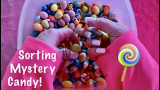 ASMR Sorting Mystery Candy! (No talking only) Watch to find out what they are!