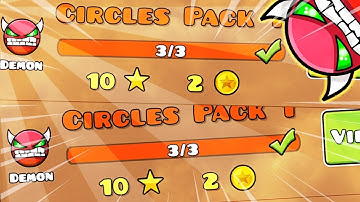 [GDPS 1.9] "CIRCLES PACK 1" (Map pack) 100% Complete - Geometry Dash Private Server [1.9]