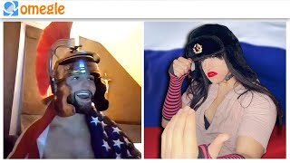 Big Russian FEMBOY vs American Guy on OME.TV