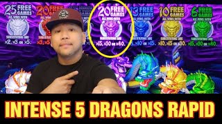 Intense Mystery Battle with 5 Dragons Rapid