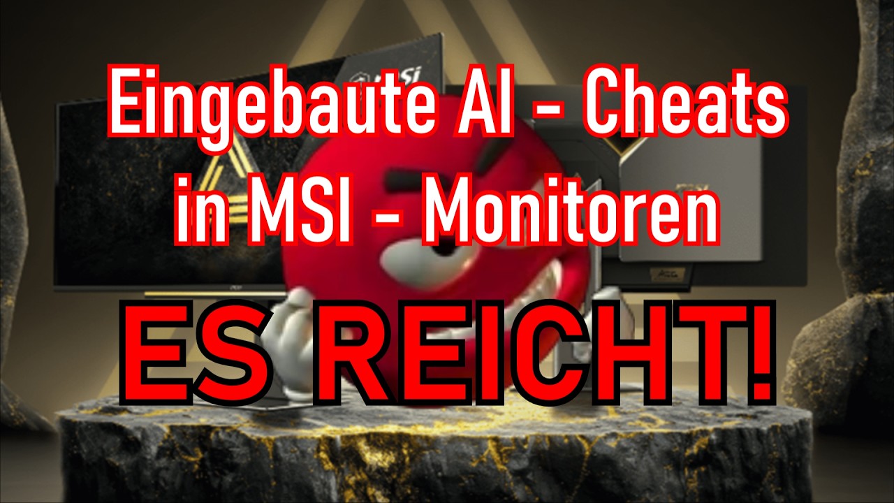 [160] AI Cheats in MSI Monitoren - ES REICHT! - YouTube