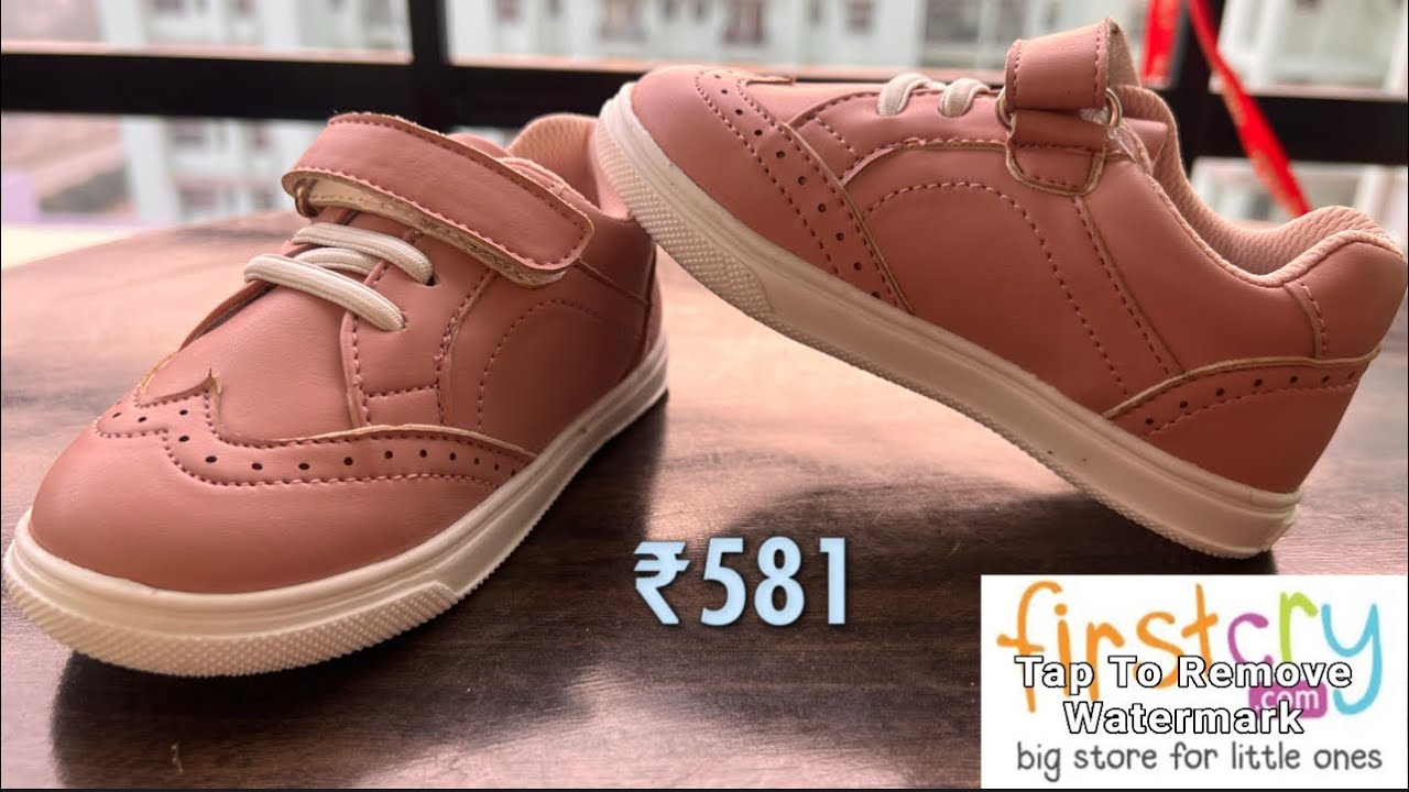 Babyoye Casual Shoes with Velcro Closure - Pink - YouTube