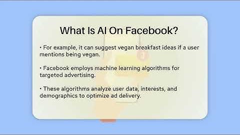 What Is AI On Facebook? - Talking Tech Trends