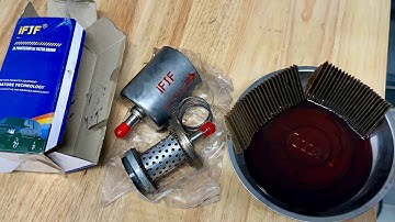 Magnefine Inline Transmission Filter Cut Open After 40000km