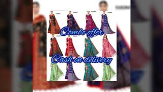 Parinaaz Attractive Mysore Silk Jhalor Tel Womens Sarees Combo