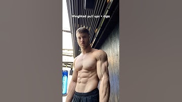 Built by pull ups and dips