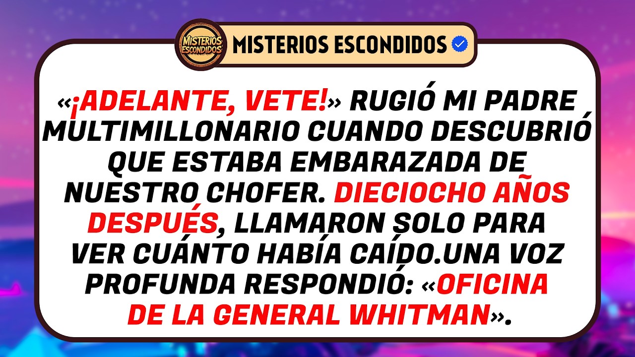 Mi Padre Multimillonario Me Desheredó Por Quedar Embarazada, Pero 18 Años Después Todo Cambió.