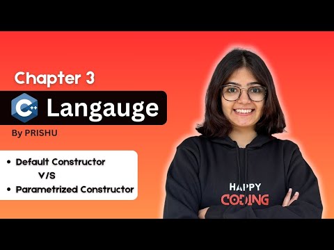 3# Default, Copy, and Parameterized Constructor (OOP) | Happy Coding with Prishu