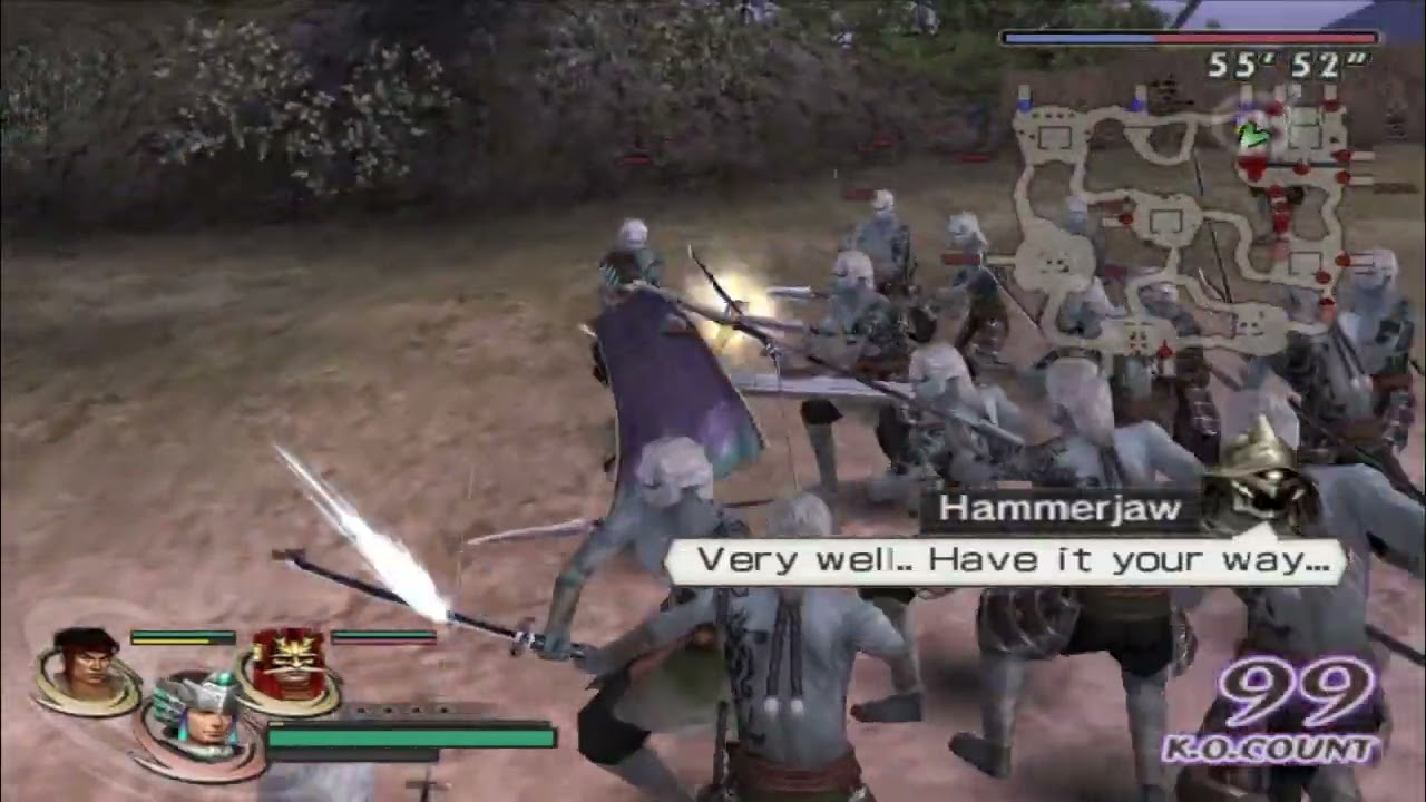 Warriors Orochi 2 (PS2) - HD Quality - Story Mode - Samurai (Easy) Replay3 N2