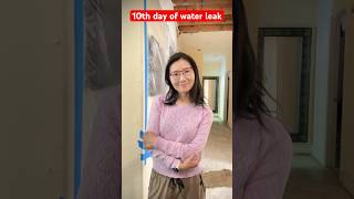 Standing water after second time we were told leak was fixed ￼#home #house #repair #wet #unexpected