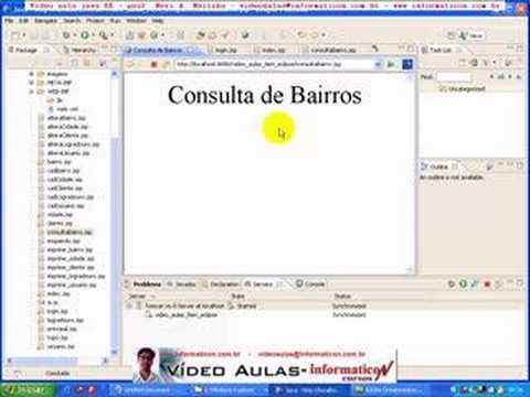 aula 138 java ee - Criando clase JSP no Eclipse para Consult - YouTube