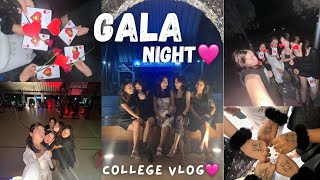 It's Gala Night 2024🌹🎀|| College Vlog|| Making memories||