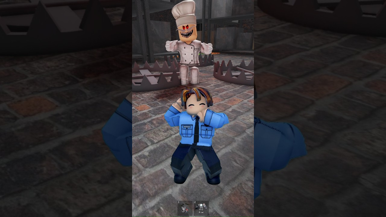 Bacon cop dance in front of Papa  Pizza Pizzeria 😱 