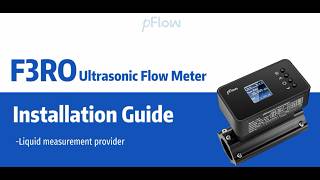 F3RO Clip-on Ultrasonic Flowmeterwith LoRa communication