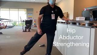 Hip Abductor Strengthening Demonstration