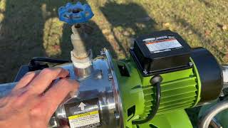 Shallow Well Pump Replacement // Easy DIY // Harbor Freight Special // Drummond 1HP Combo