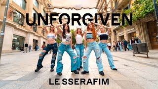 Kpop In Public Le Sserafim 르세라핌 Unforgiven Dance Cover By Est Crew From Barcelona