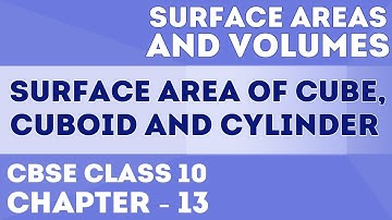 Surface Area and Volumes | Surface Area Of Cube,Cuboid & Cylinder | Letstute CBSE