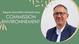 RAPPORT AG 2024 - Commission Environnement