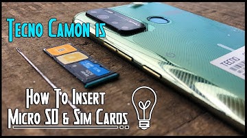 #Tecno Camon 15 - How to insert micro SD and SIM (in Less than 1 minute)?