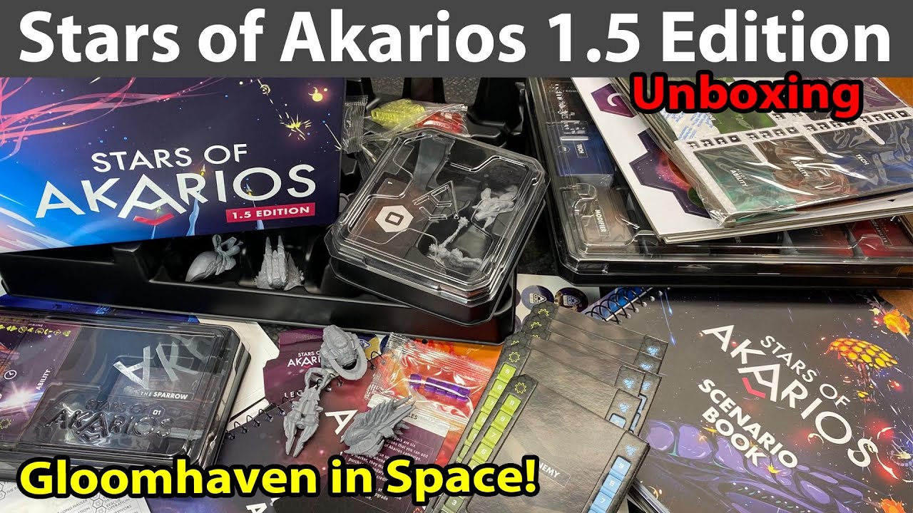 Stars of Akarios 1.5 Edition Unboxing