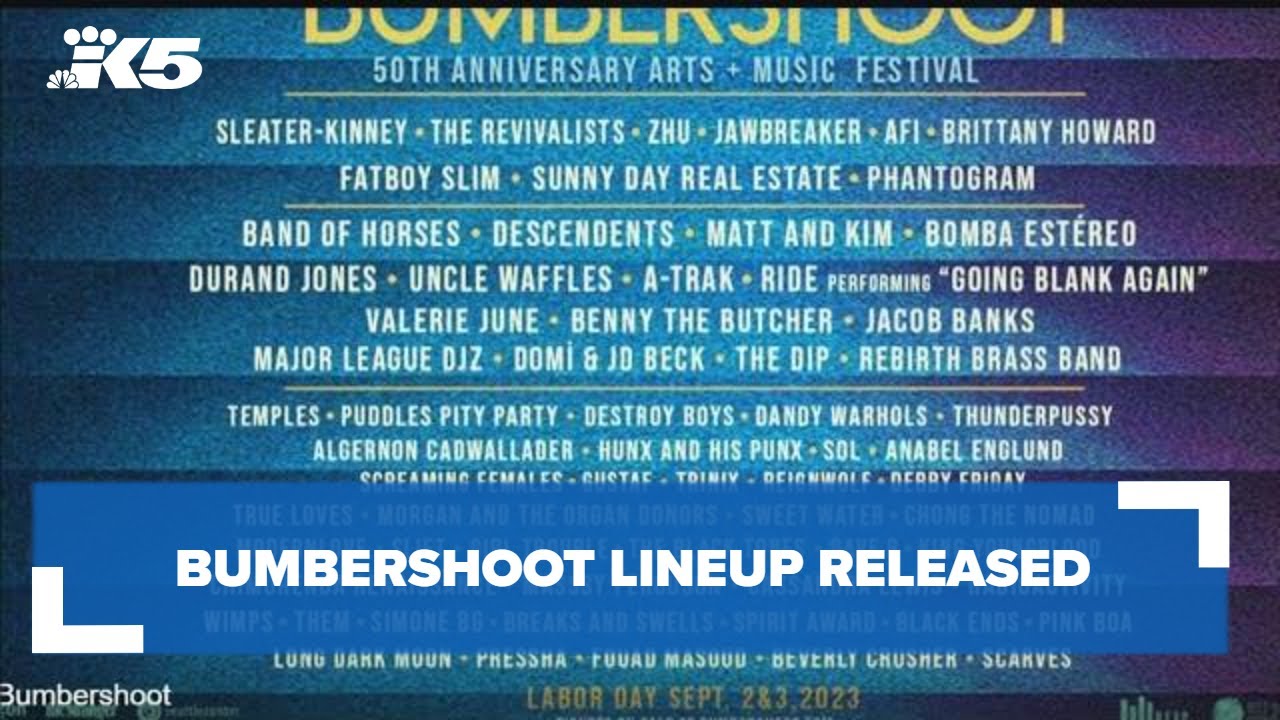 Who's playing at Bumbershoot this year? Lineup released YouTube