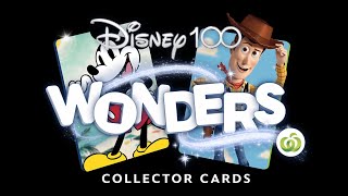 Woolworths Disney 100 Wonders Collector Cards | Disney, Pixar, Marvel, Star Wars | 2023