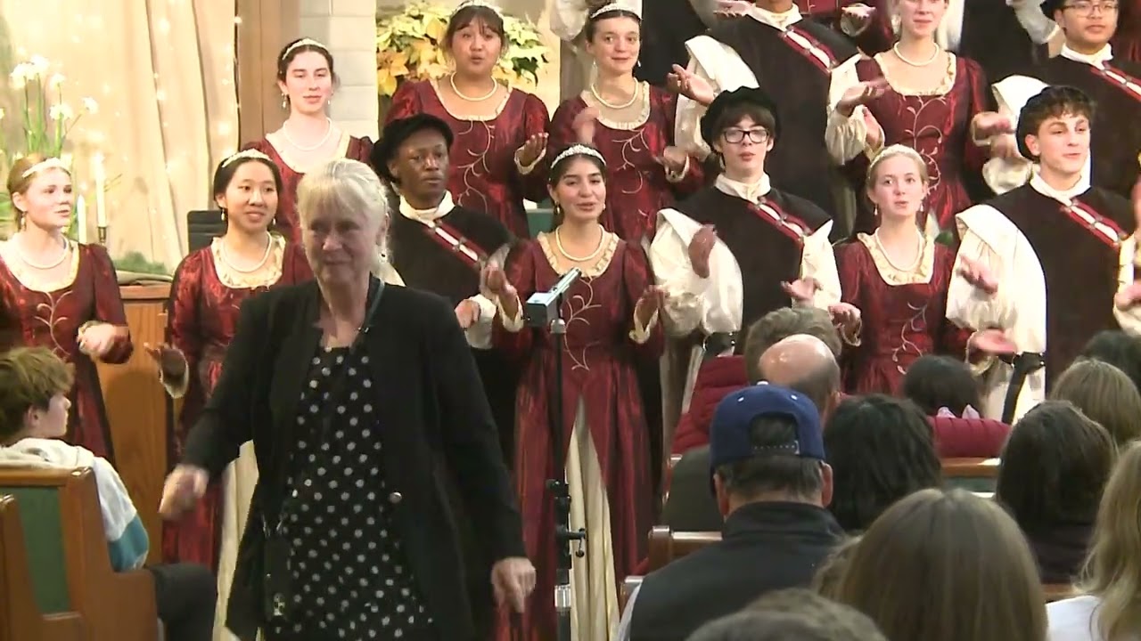 Mountain View HS Madrigals at the Christmas Creche Exhibit 2025