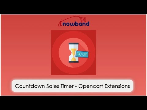 Countdown Sales Timer - Opencart Extensions