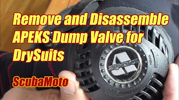 Remove and Disassemble APEKS Dump Valve for DrySuits