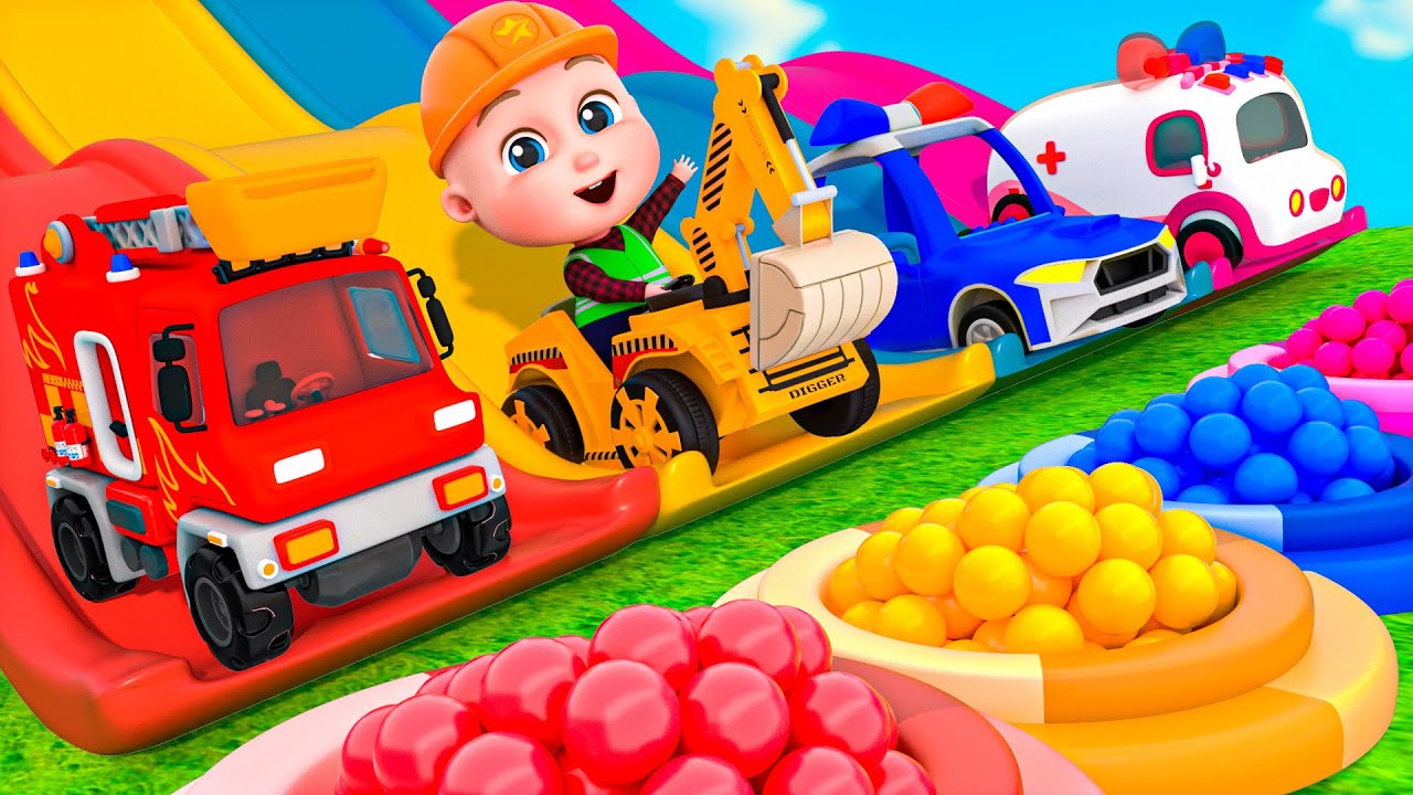 Car Garage Adventure - Colors With Little Cars | Super Sumo Nursery Rhymes & Kids Songs
