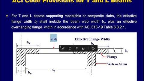 Design of T and L Beams in Flexure
