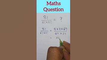 Maths Question | Permutation & Combination class 11 #shorts #maths #trending #permutation