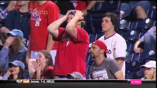 Uggla's Grand Slam Fan Reaction