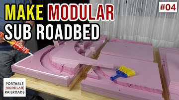 How to Build a Sub Roadbed for a Portable Modular Railroad – Step-by-Step Guide #04