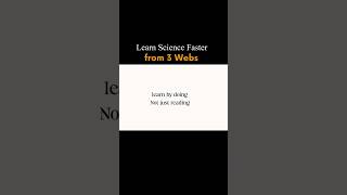 Learn Science Faster from these Web
