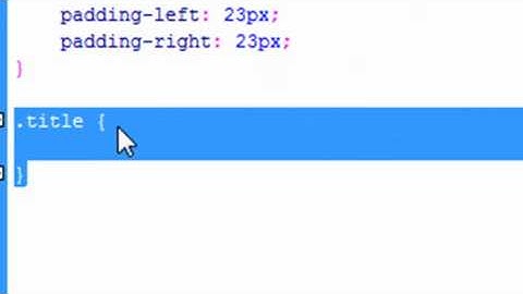 Convert PSD to HTML Part 4