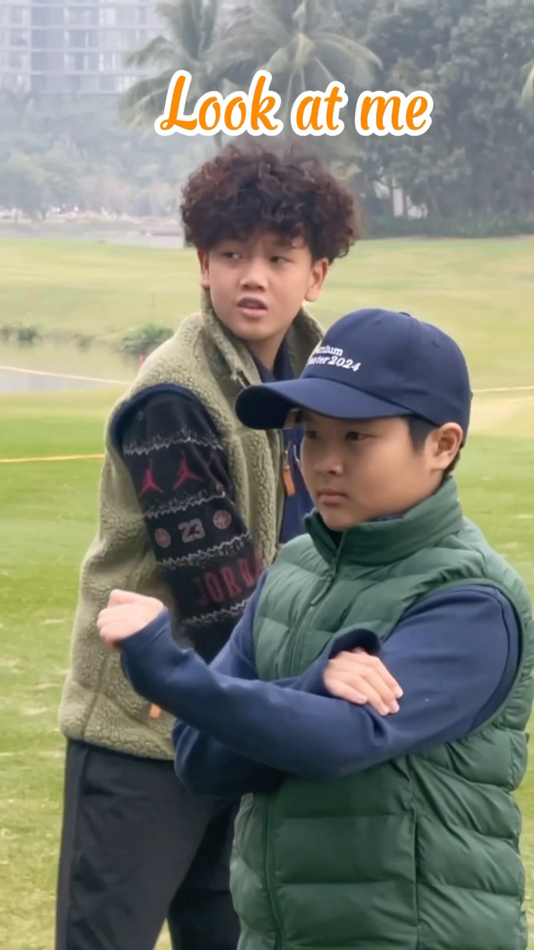 (Golf familyVN )sự kết hợp rất ăn ý với bạn cái kết bất ngờ ??#golf #ecopark #shorts