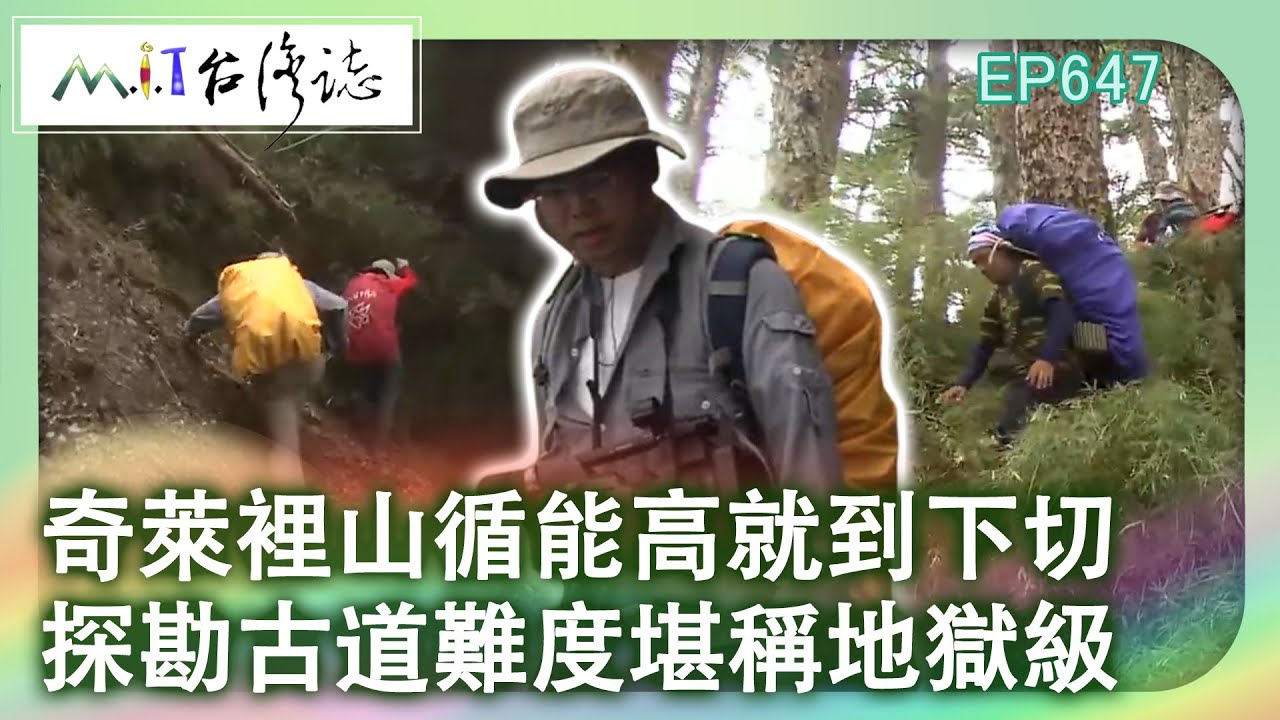 奇萊裡山循能高就到下切　探勘古道難度堪稱地獄級【台灣誌 #647】能高越嶺原始舊路初探 消失在帝雉森林中的駐在所_20141109 @ctvmit