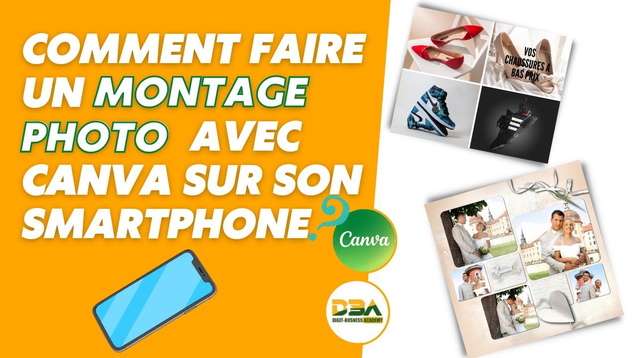 COMMENT FAIRE UN MONTAGE PHOTO AVEC CANVA SUR SON SMARTPHONE - YouTube
